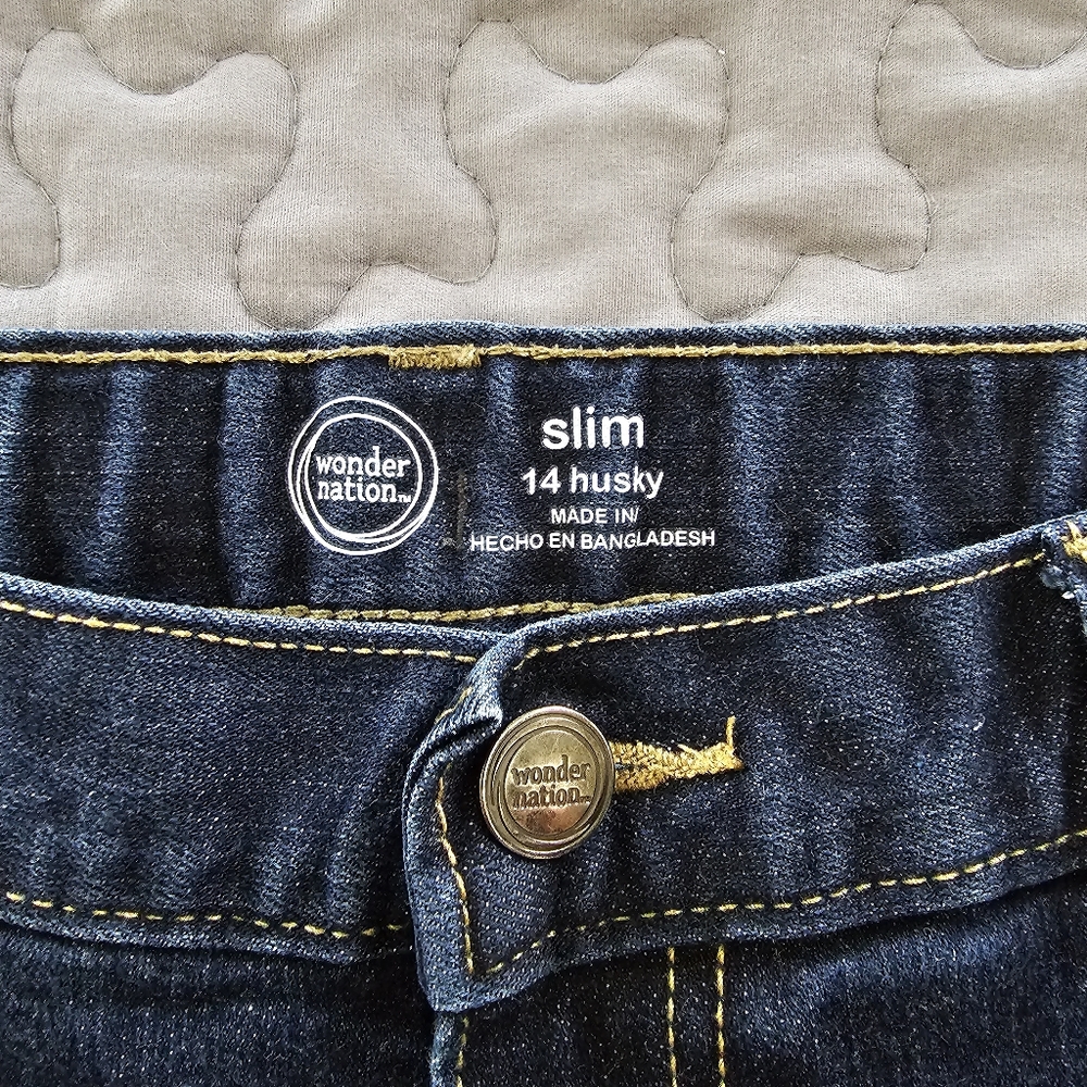 Boys jeans size 14 husky